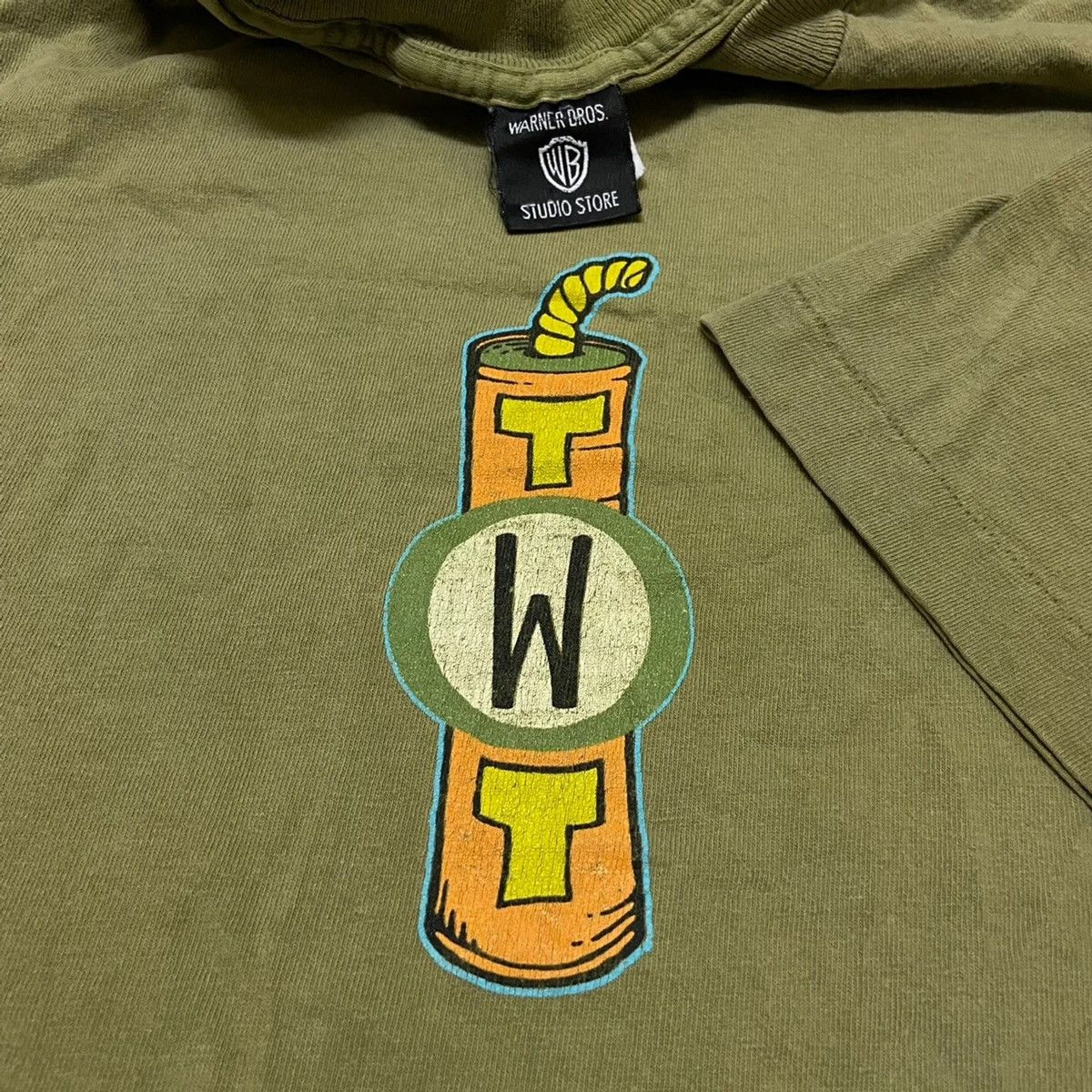 Cartoon Network Vintage 90s Wile E coyote tshirt warner bros Size US L / EU 52-54 / 3 - 4 Thumbnail