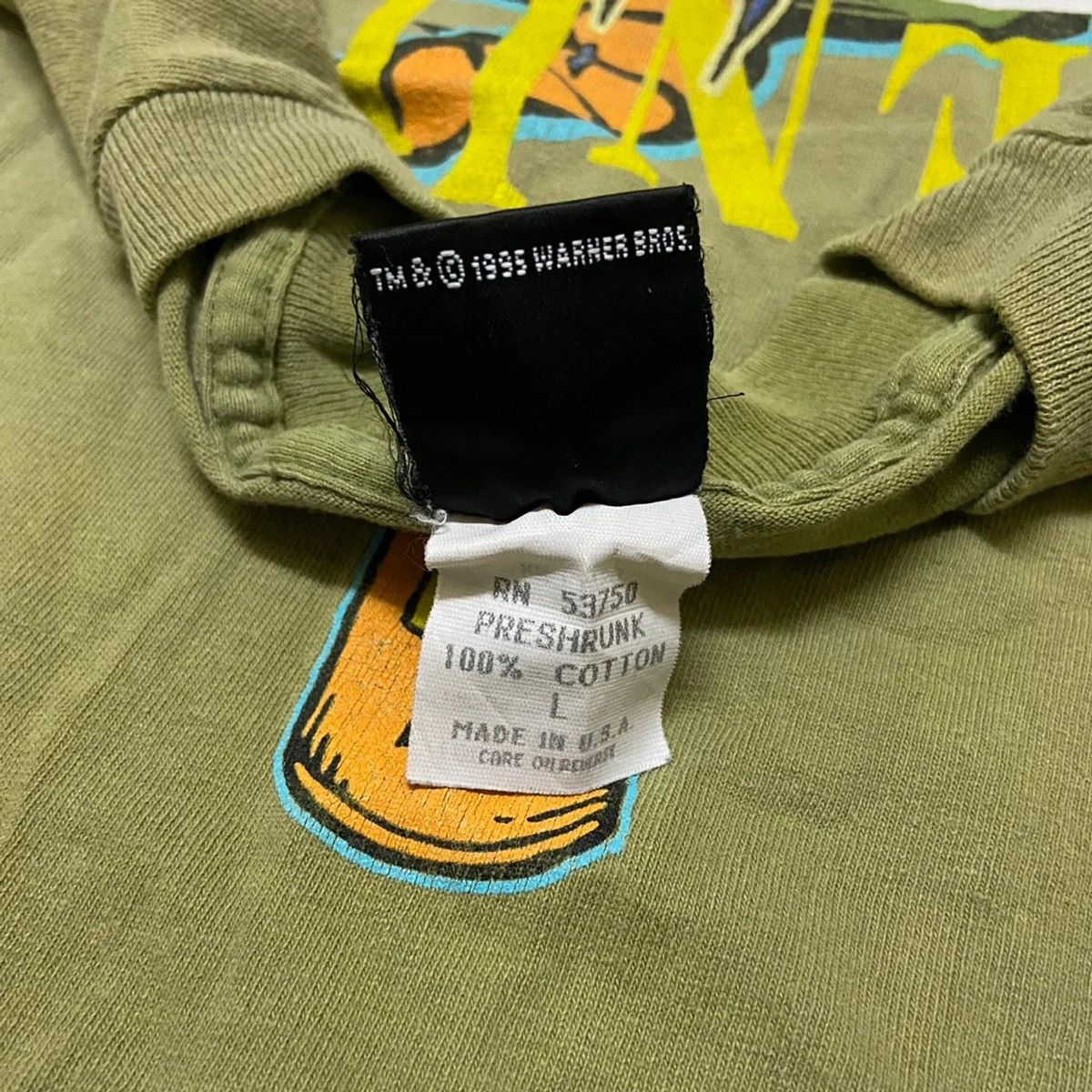 Cartoon Network Vintage 90s Wile E coyote tshirt warner bros Size US L / EU 52-54 / 3 - 5 Thumbnail