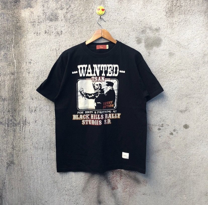 Japanese Brand wanted tsan sturgis tshirt japanese brand streetwear Size US L / EU 52-54 / 3 - 1 Thumbnail