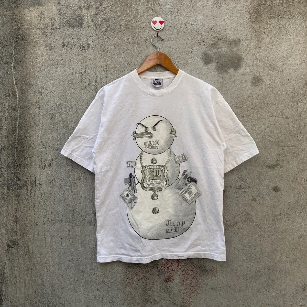 Rap Tees Vintage snow man tshirt Size US L / EU 52-54 / 3 - 1 Thumbnail