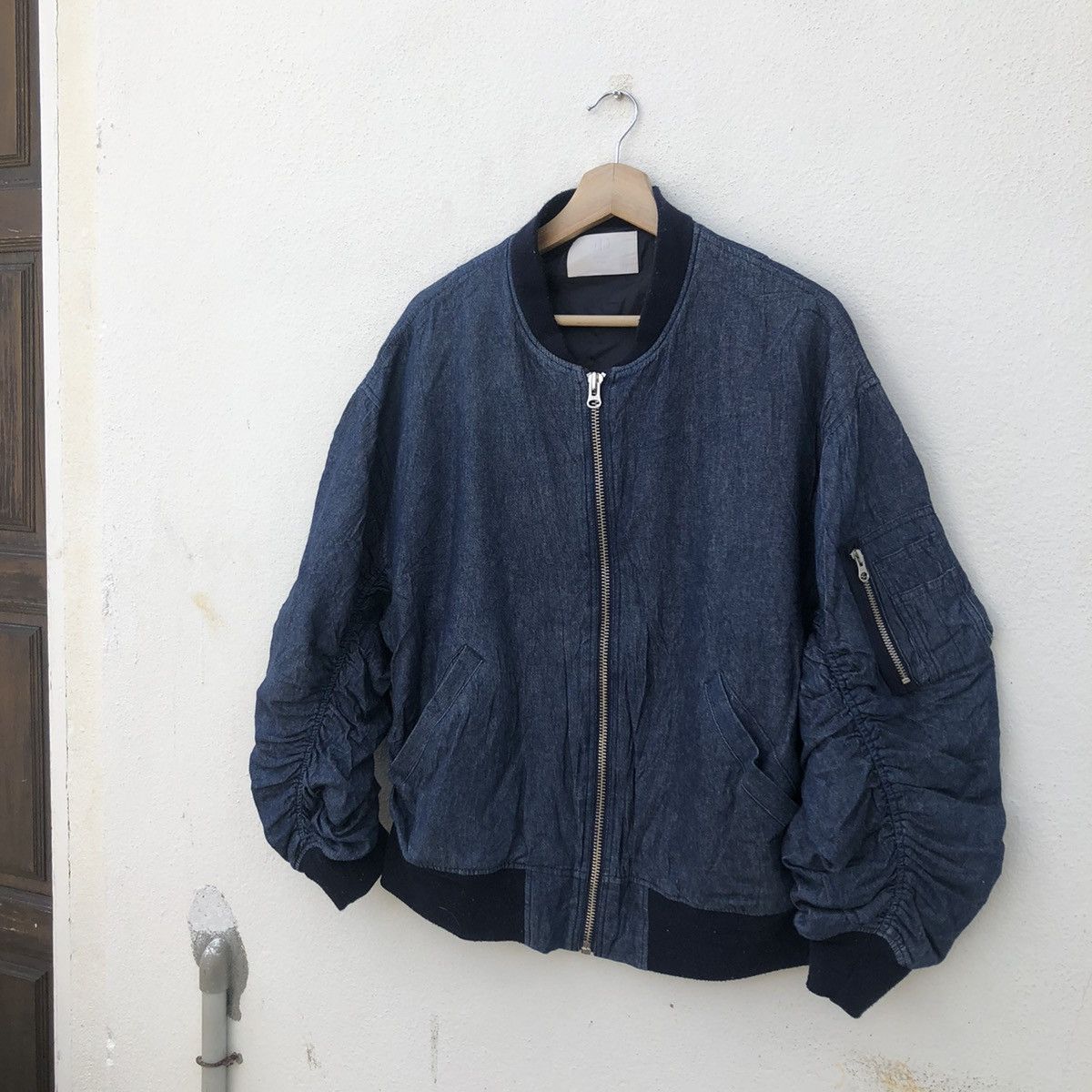 Japanese Brand IDENTITY IDEA BY URBAN RESEARCH DENIM BOMBER JACKET Size US M / EU 48-50 / 2 - 3 Thumbnail