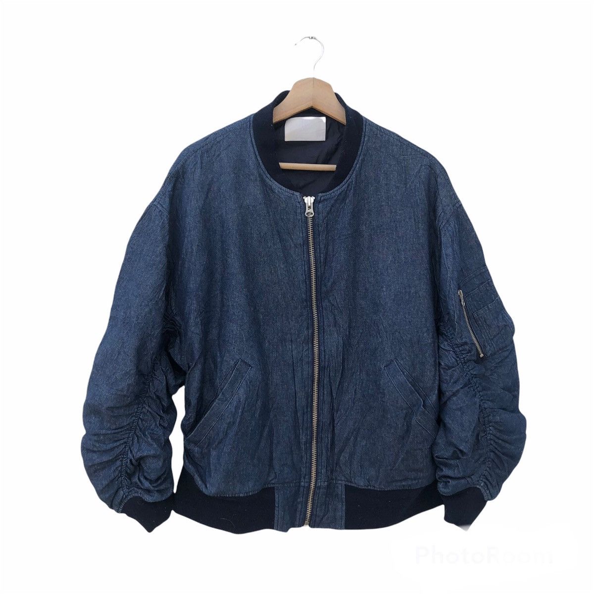 Japanese Brand IDENTITY IDEA BY URBAN RESEARCH DENIM BOMBER JACKET Size US M / EU 48-50 / 2 - 1 Thumbnail