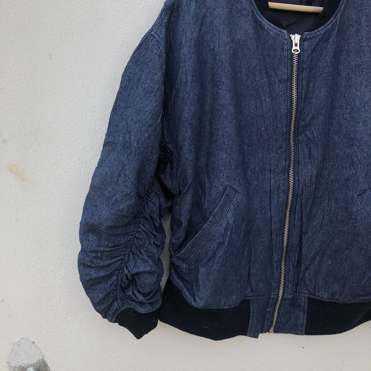 Japanese Brand IDENTITY IDEA BY URBAN RESEARCH DENIM BOMBER JACKET Size US M / EU 48-50 / 2 - 4 Thumbnail