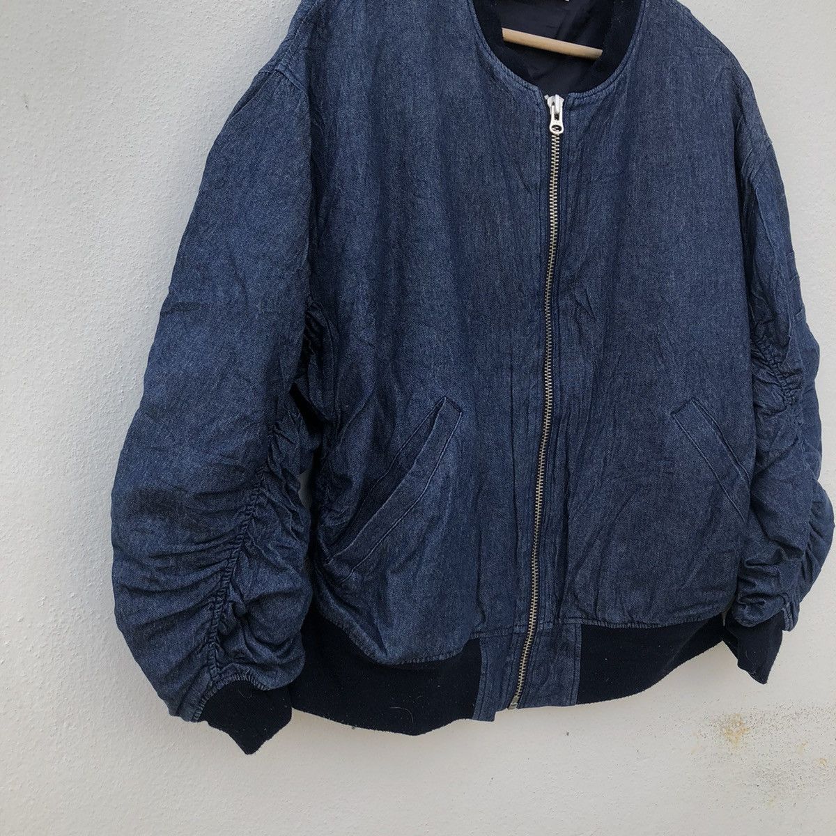 Japanese Brand IDENTITY IDEA BY URBAN RESEARCH DENIM BOMBER JACKET Size US M / EU 48-50 / 2 - 5 Thumbnail