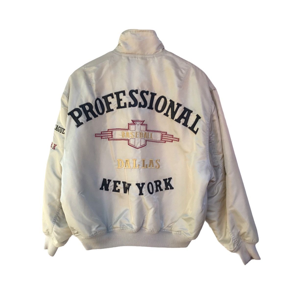 MLB × Nutmeg Vintage Dallas Varsity Jacket Professional New York Dallas Size US M / EU 48-50 / 2 - 3 Thumbnail