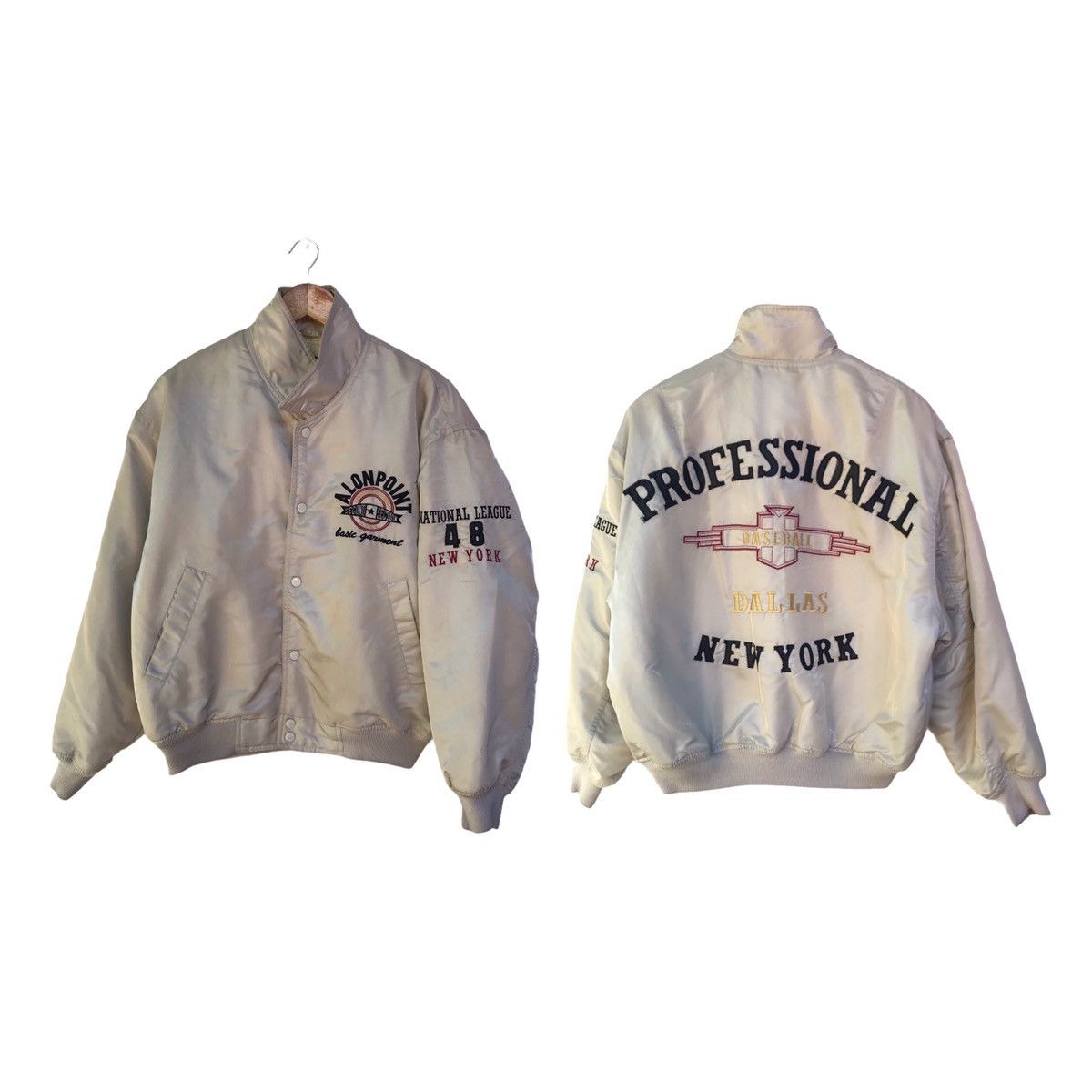 MLB × Nutmeg Vintage Dallas Varsity Jacket Professional New York Dallas Size US M / EU 48-50 / 2 - 1 Thumbnail