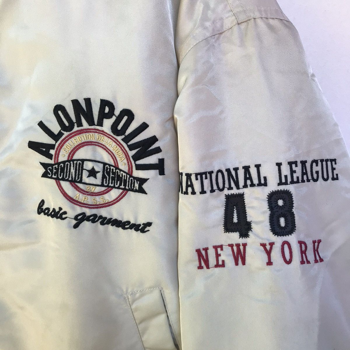 MLB × Nutmeg Vintage Dallas Varsity Jacket Professional New York Dallas Size US M / EU 48-50 / 2 - 8 Thumbnail