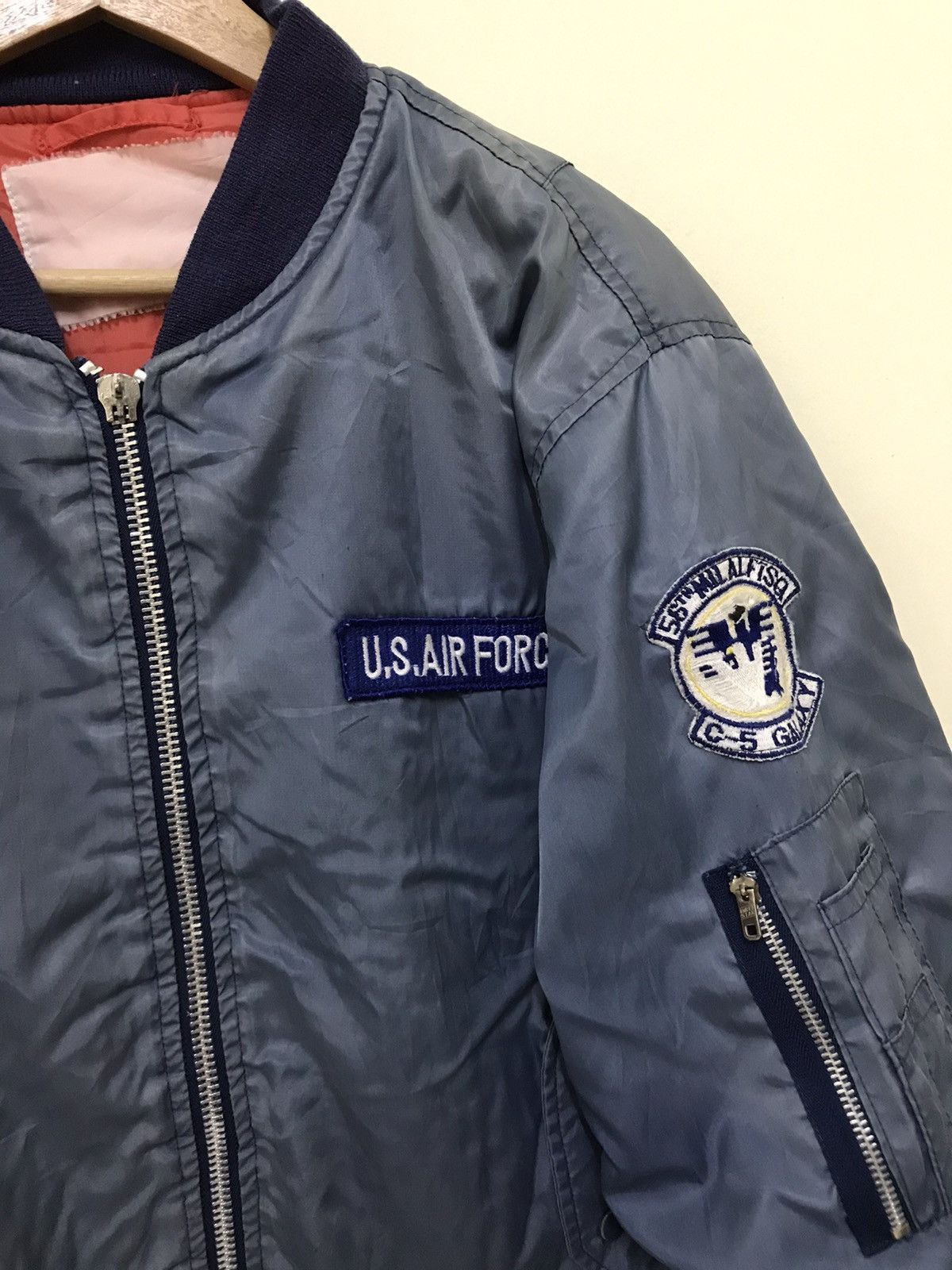 Vintage Vintage Military US Air Force Bomber Jacket Size US L / EU 52-54 / 3 - 10 Thumbnail