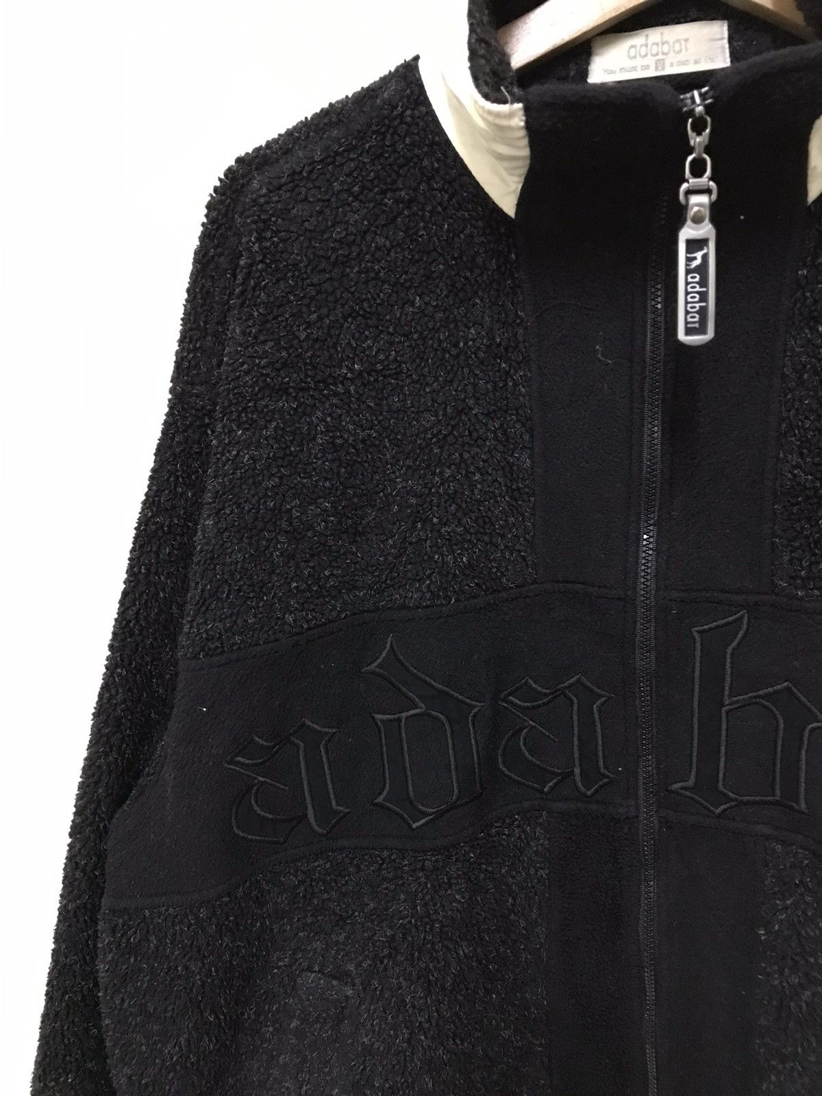 Japanese Brand Vintage Japanese Japan Adabat Fleece Hoodie Jacket Spellout Size US L / EU 52-54 / 3 - 5 Thumbnail