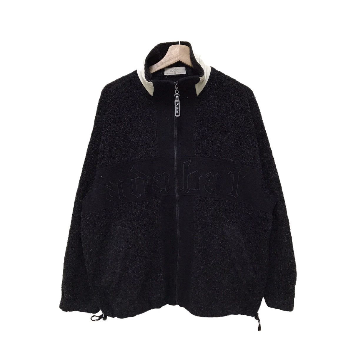 Japanese Brand Vintage Japanese Japan Adabat Fleece Hoodie Jacket Spellout Size US L / EU 52-54 / 3 - 1 Thumbnail