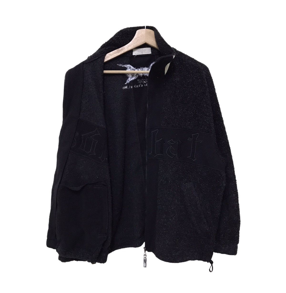 Japanese Brand Vintage Japanese Japan Adabat Fleece Hoodie Jacket Spellout Size US L / EU 52-54 / 3 - 2 Thumbnail