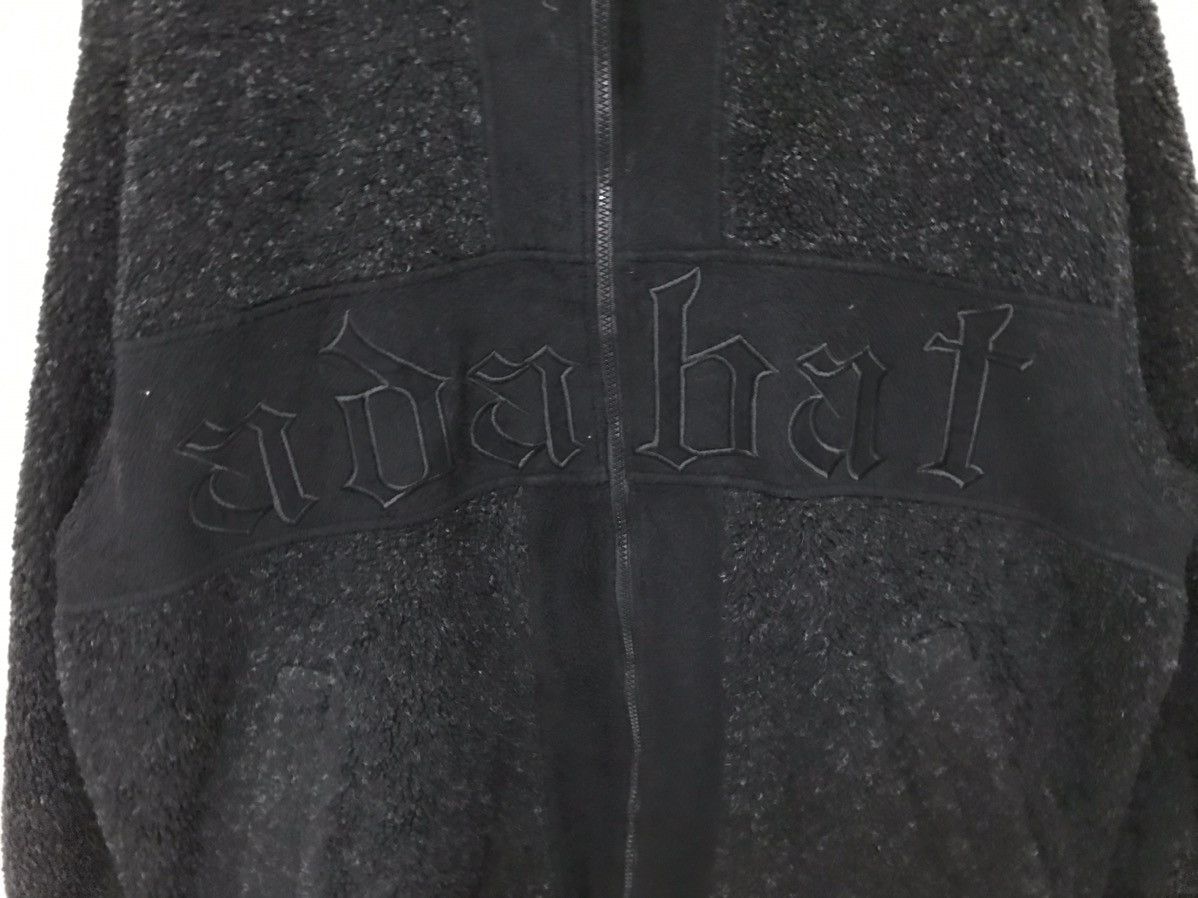 Japanese Brand Vintage Japanese Japan Adabat Fleece Hoodie Jacket Spellout Size US L / EU 52-54 / 3 - 7 Thumbnail