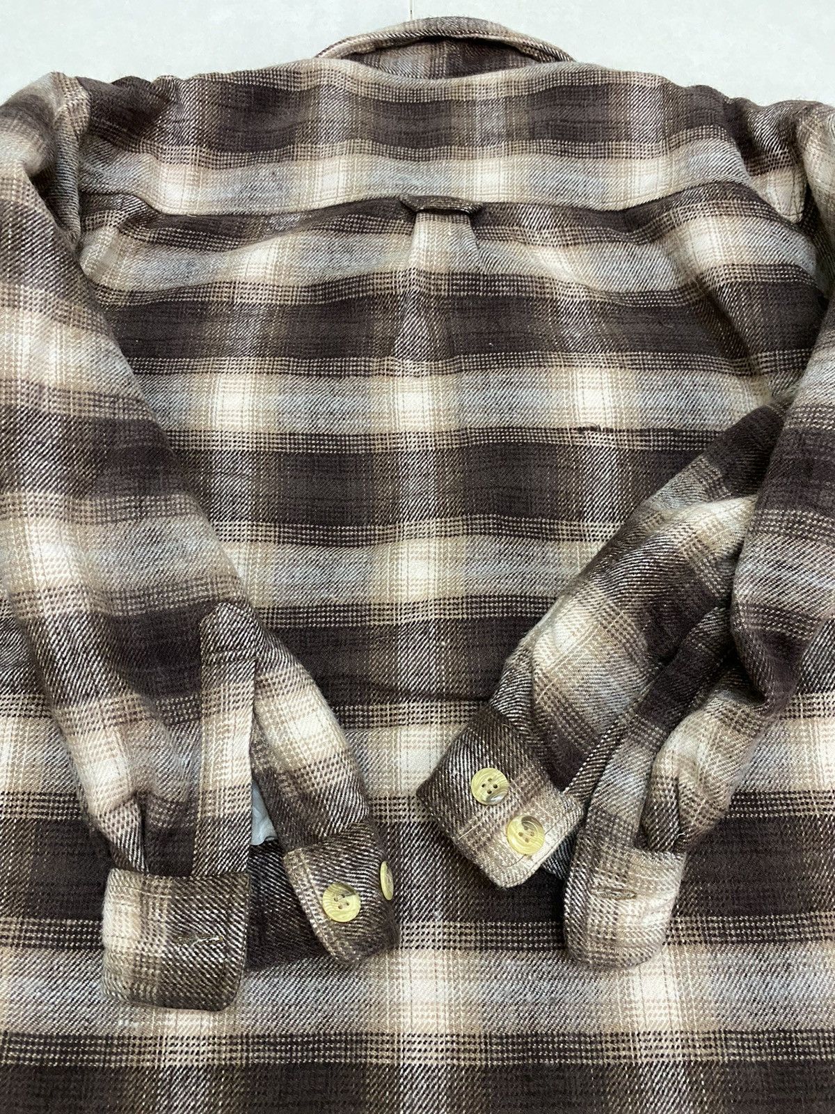 Flannel × Japanese Brand × Vintage Vintage Japanese Brand Moineau Wool Sherpa Flannel Jacket Size US L / EU 52-54 / 3 - 4 Thumbnail