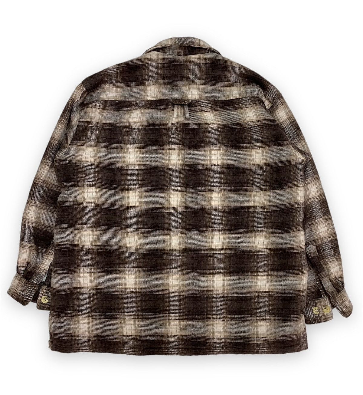 Flannel × Japanese Brand × Vintage Vintage Japanese Brand Moineau Wool Sherpa Flannel Jacket Size US L / EU 52-54 / 3 - 2 Thumbnail