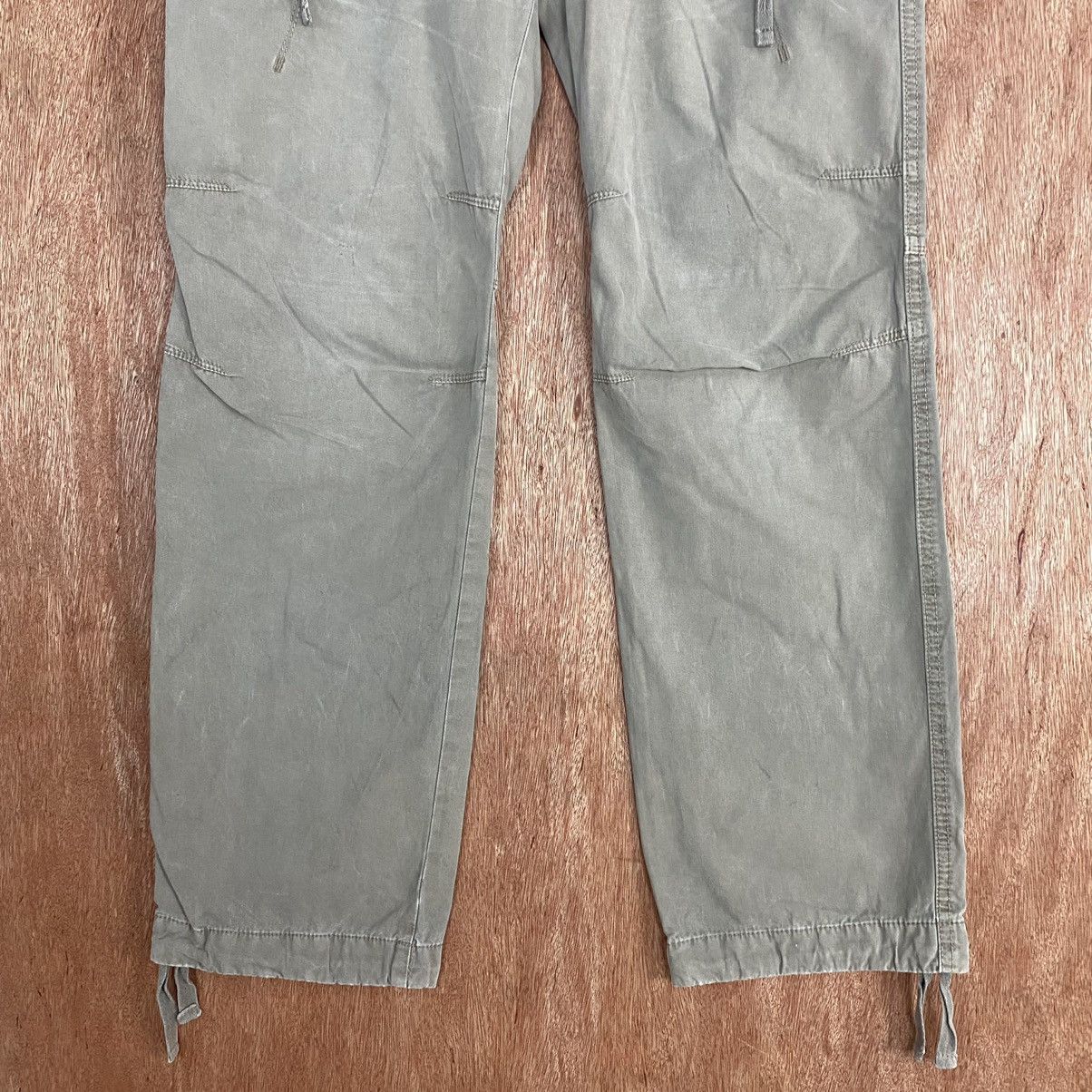 Japanese Brand D Uniqlo Brown faded Multipocket Cargo Pants #1950 Size US 33 - 3 Thumbnail