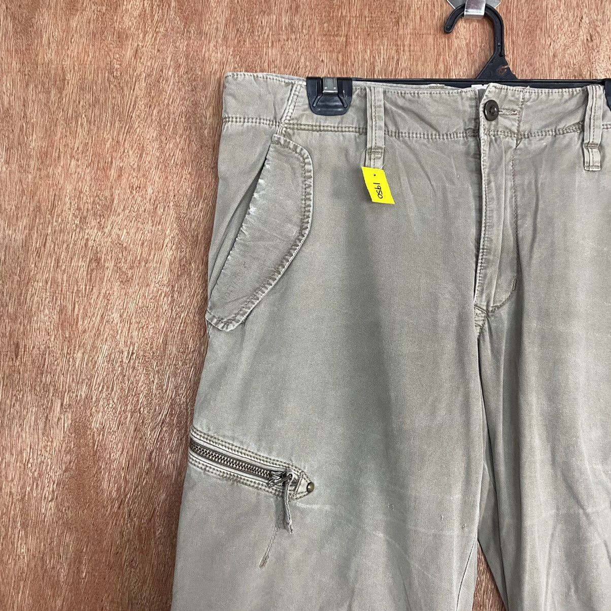 Japanese Brand D Uniqlo Brown faded Multipocket Cargo Pants #1950 Size US 33 - 5 Thumbnail
