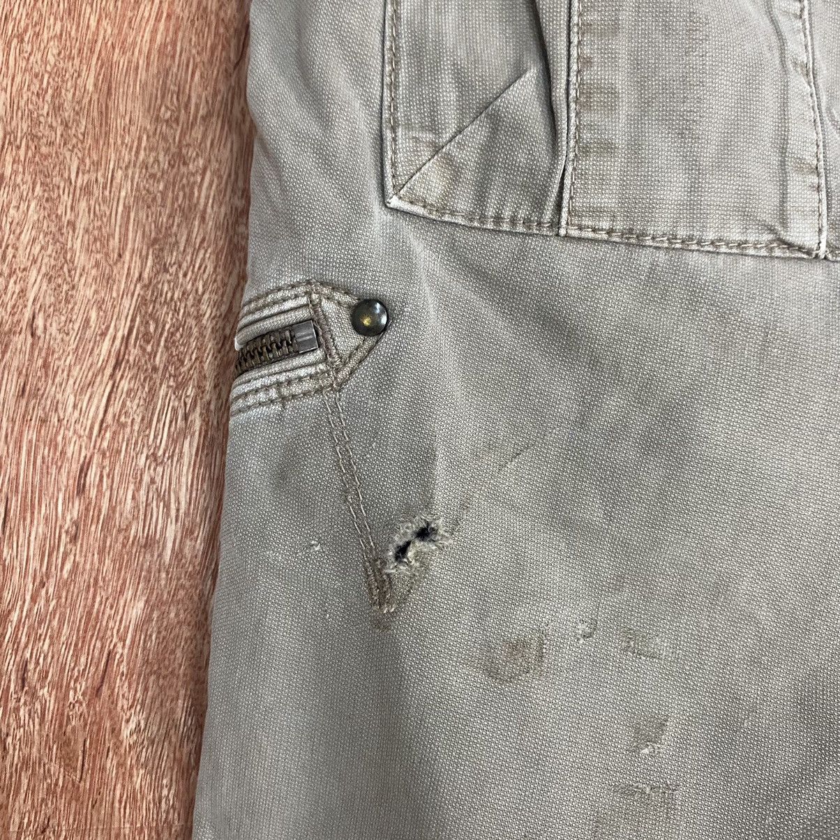 Japanese Brand D Uniqlo Brown faded Multipocket Cargo Pants #1950 Size US 33 - 11 Thumbnail