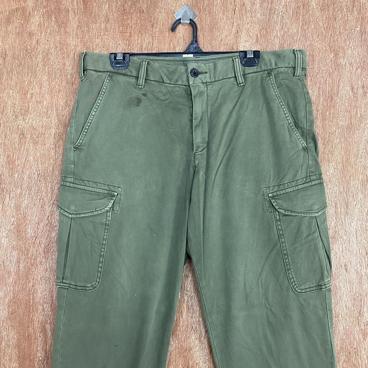 Japanese Brand × Uniqlo Uniqlo Green Multipocket Cargo Pants #c810 Size US 35 - 2 Thumbnail