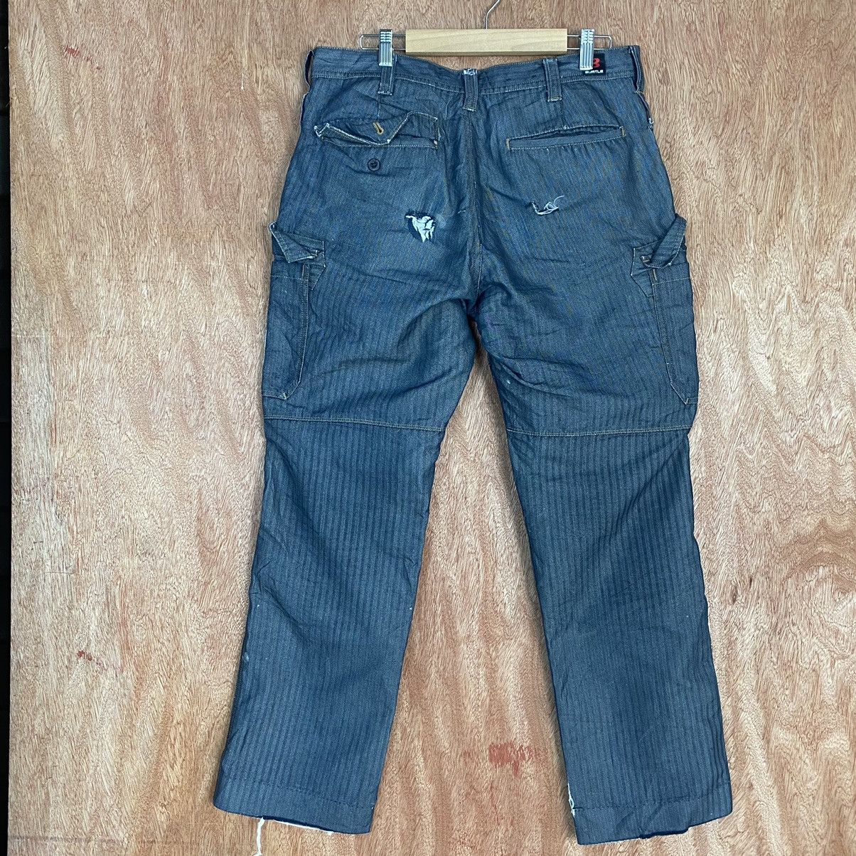 Japanese Brand Burtle Multipocket Tactical Cargo Pants #c775 Size US 31 - 11 Thumbnail