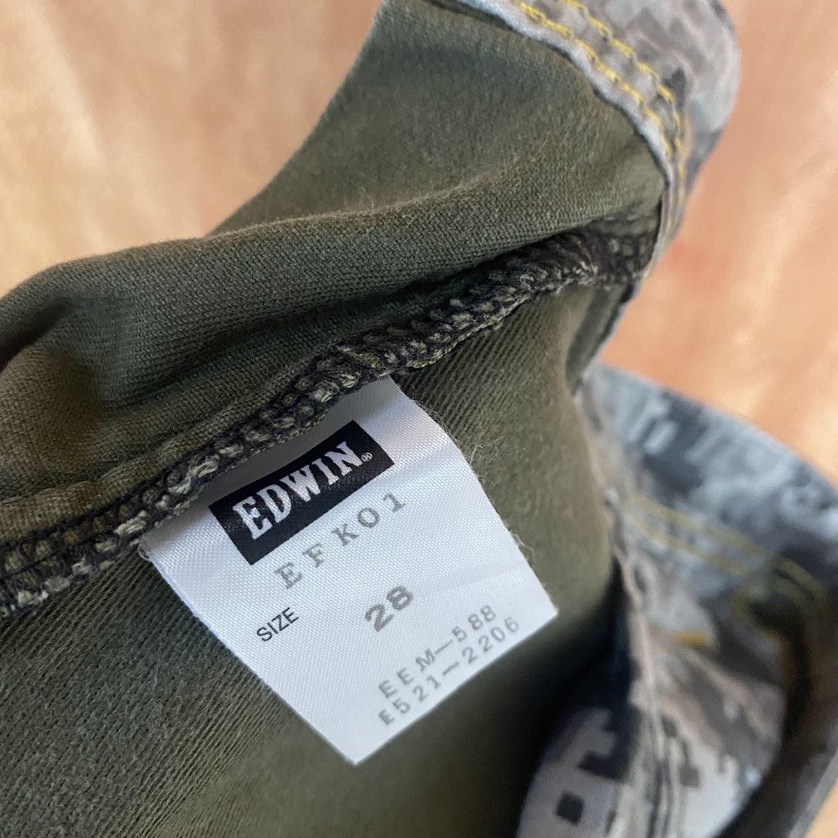Edwin D Edwin Green utility twist Multipocket Cargo Pants #1946 Size US 30 / EU 46 - 17 Thumbnail