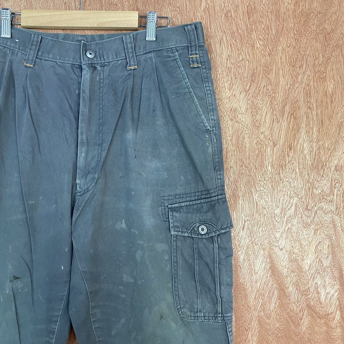 Japanese Brand Xebec Grey utility Multipocket Cargo Pants #c794 Size US 32 / EU 48 - 4 Thumbnail