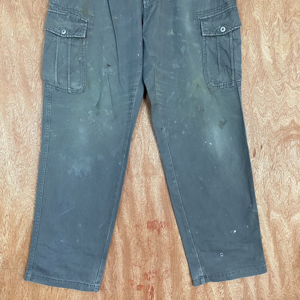 Japanese Brand Xebec Grey utility Multipocket Cargo Pants #c794 Size US 32 / EU 48 - 3 Thumbnail