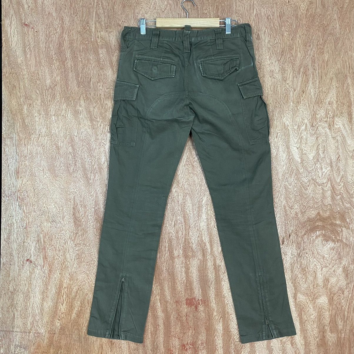 Japanese Brand D Audience Green utility Multipocket Cargo Pants #1951 Size US 32 / EU 48 - 9 Thumbnail