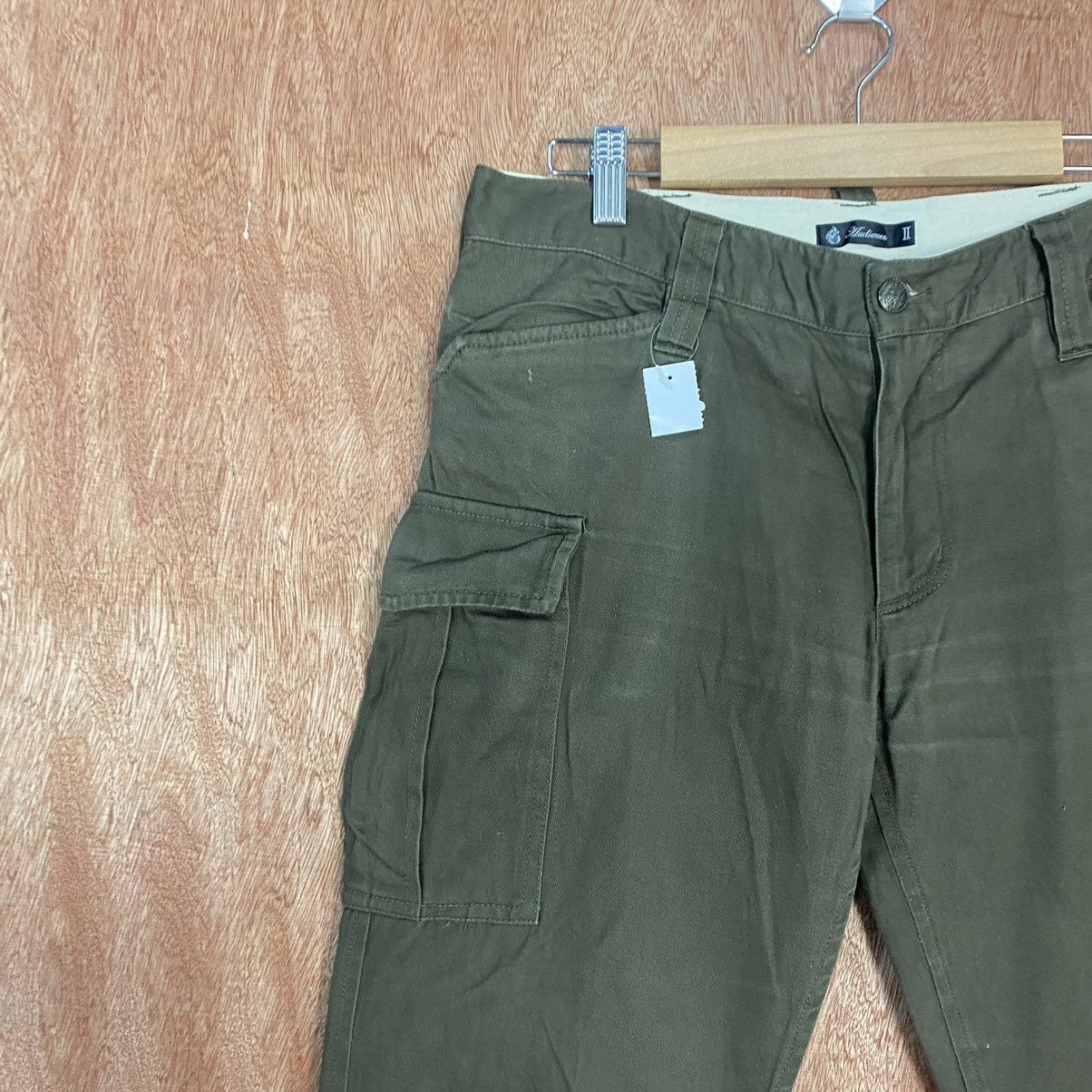 Japanese Brand D Audience Green utility Multipocket Cargo Pants #1951 Size US 32 / EU 48 - 5 Thumbnail