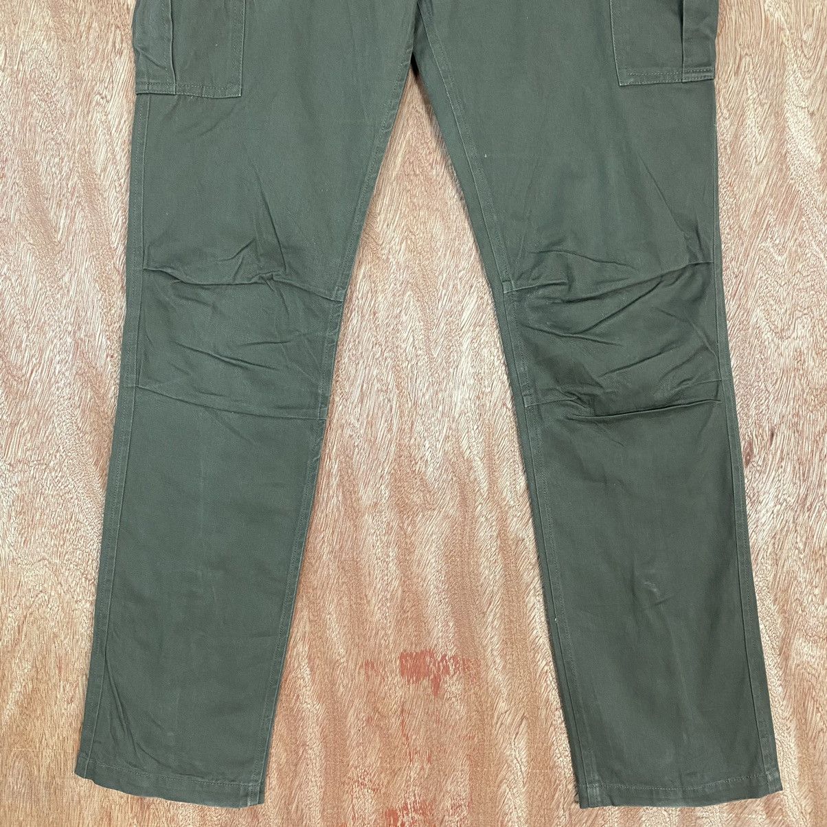 Japanese Brand D Audience Green utility Multipocket Cargo Pants #1951 Size US 32 / EU 48 - 3 Thumbnail