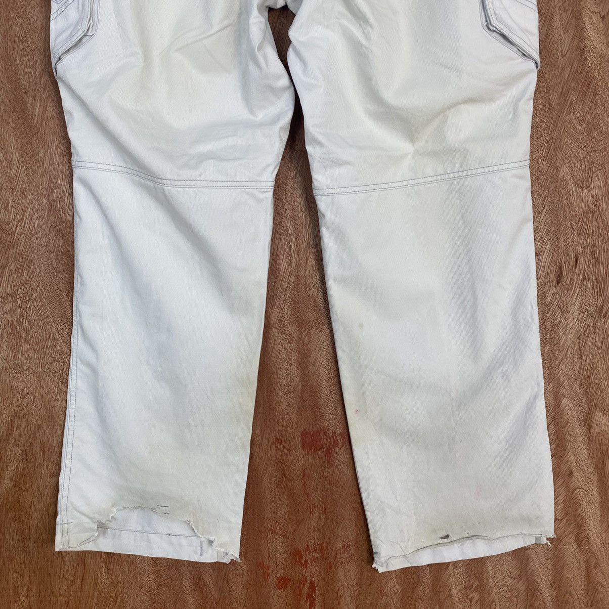 Japanese Brand Jawin White Multipocket Cargo Pants #c809 Size US 34 / EU 50 - 11 Thumbnail