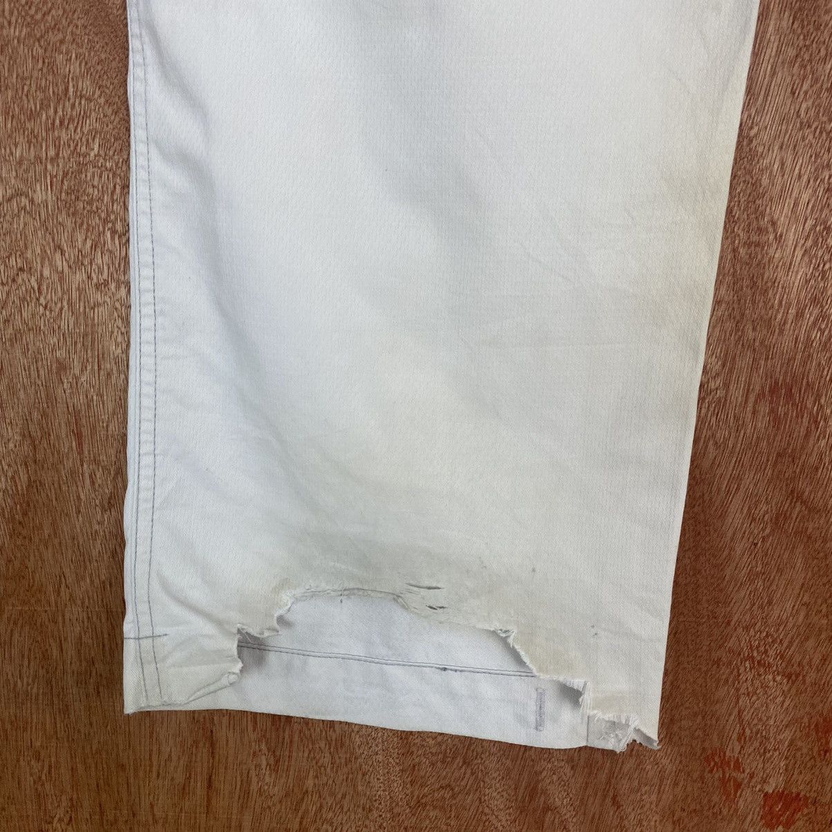 Japanese Brand Jawin White Multipocket Cargo Pants #c809 Size US 34 / EU 50 - 12 Thumbnail