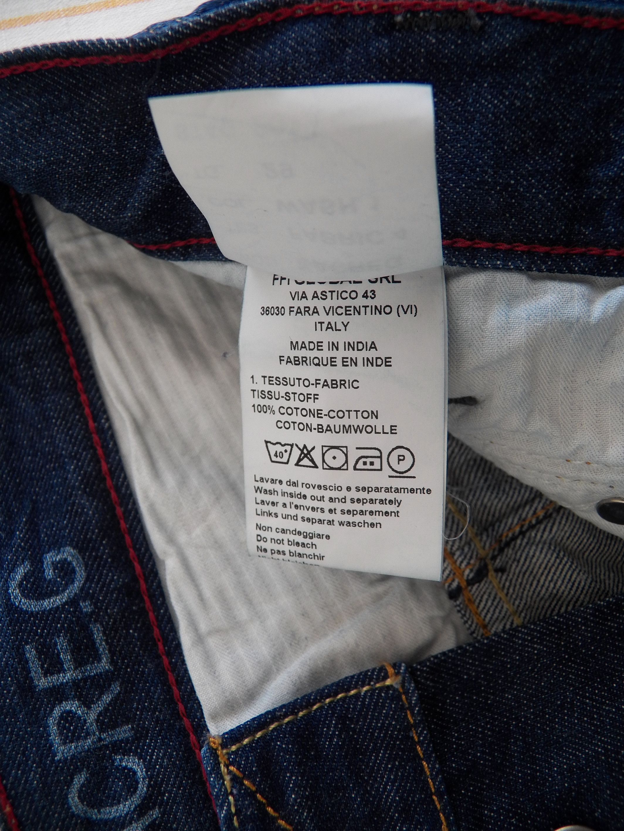 Marithe + Francois Girbaud MFG JEANS Sacre.G W29 L32 Blue straight tapered Size US 29 - 6 Thumbnail