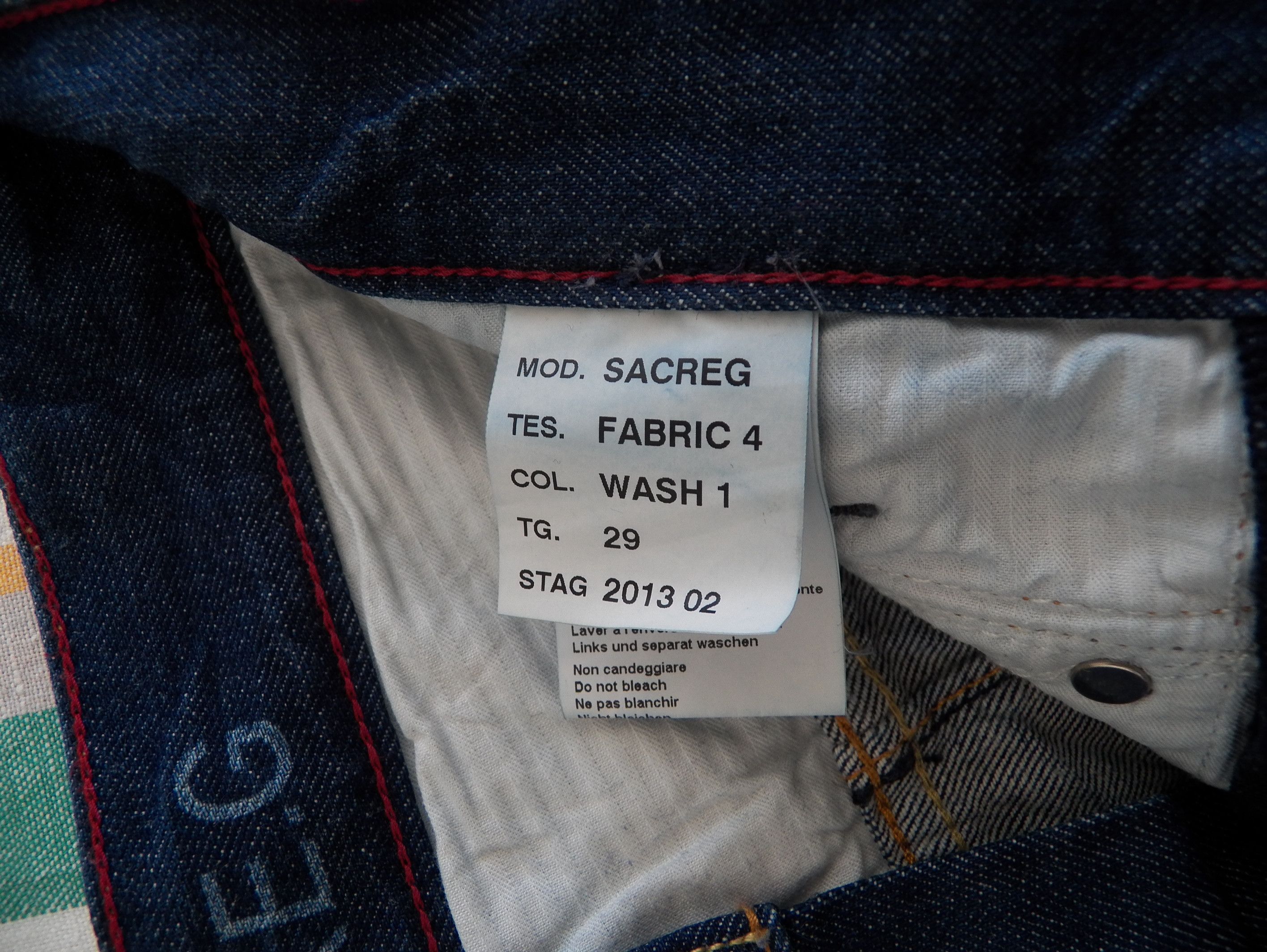 Marithe + Francois Girbaud MFG JEANS Sacre.G W29 L32 Blue straight tapered Size US 29 - 5 Thumbnail