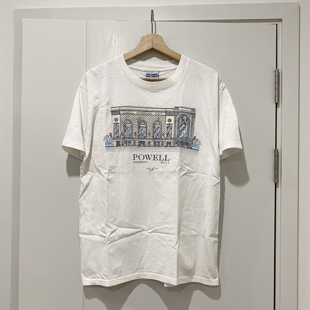 Vintage Vintage 90s Powell Symphony Hall Artist Promo Tee Size US M / EU 48-50 / 2 - 2 Thumbnail