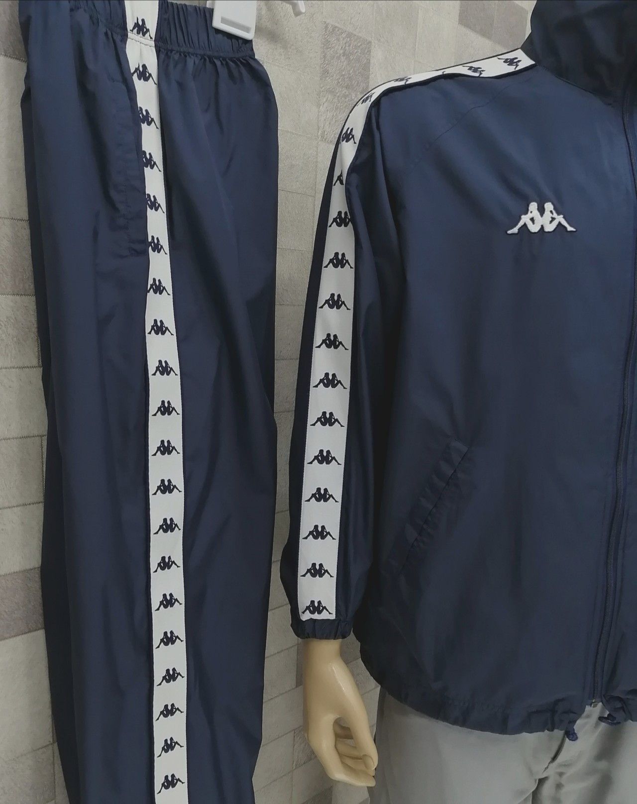 Kappa Rapper 90's KAPPA Side Tape Windreaker Set Size US M / EU 48-50 / 2 - 3 Thumbnail