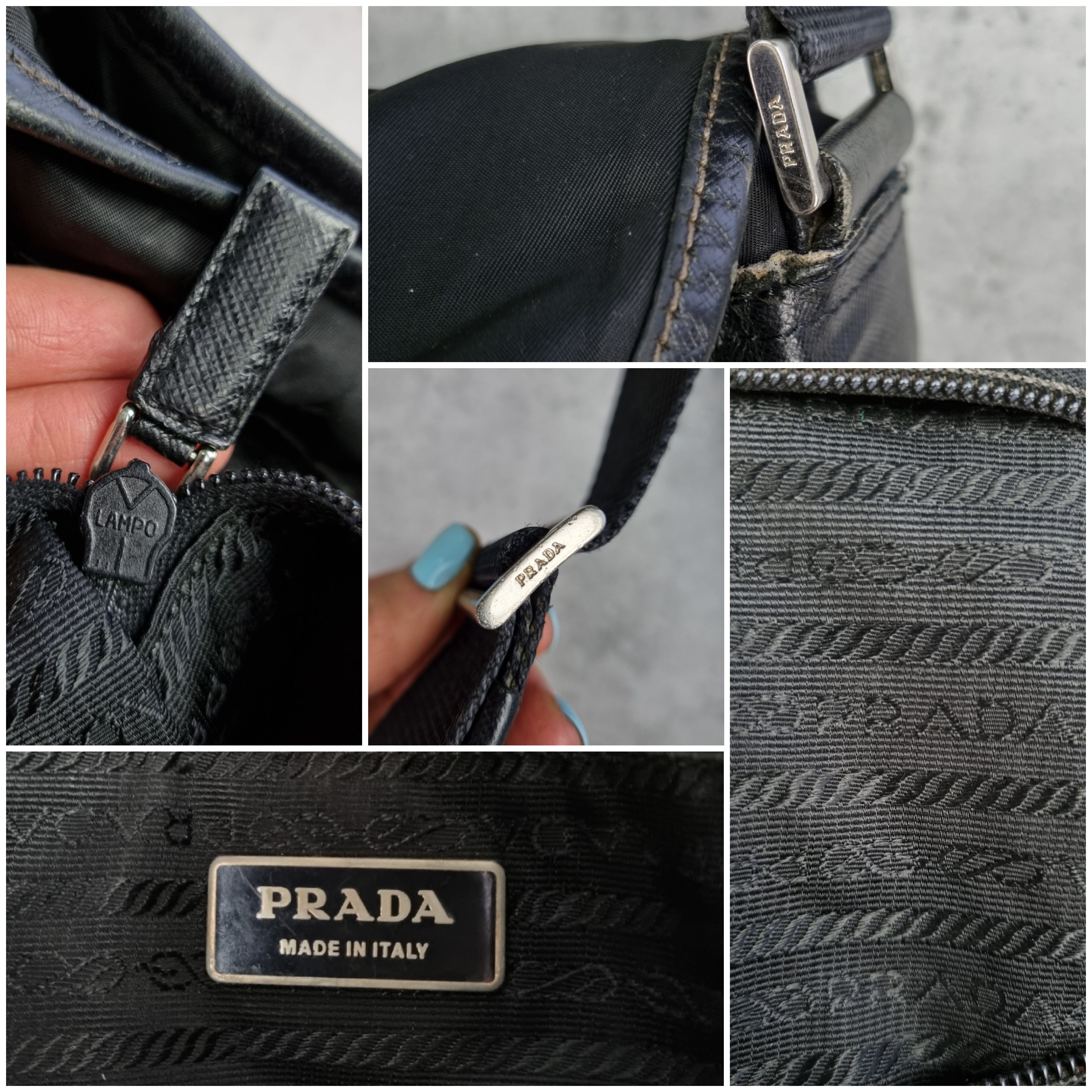Prada × Vintage Prada Worker Messenger Shoulder Bag Size ONE SIZE - 13 Thumbnail