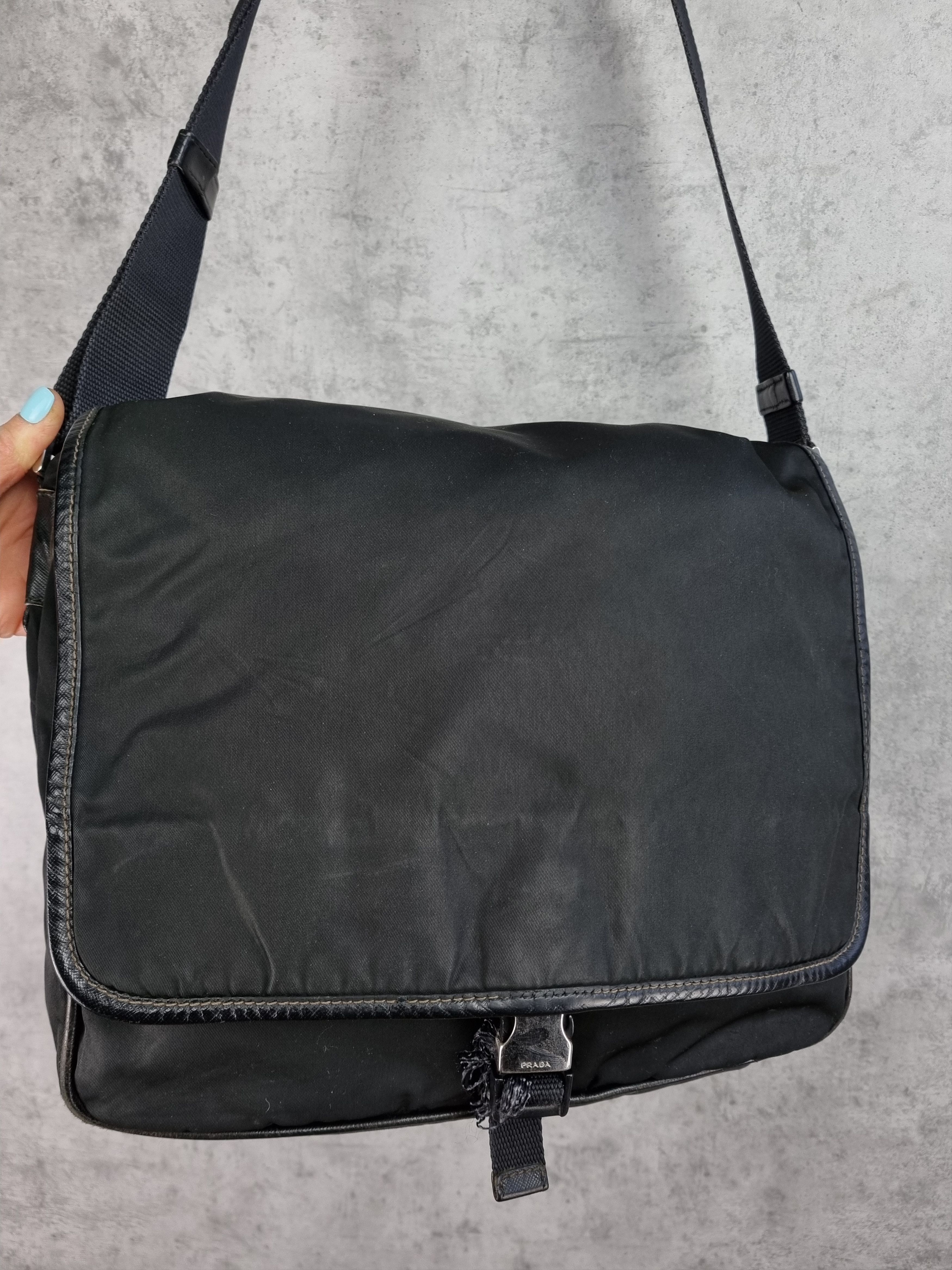 Prada × Vintage Prada Worker Messenger Shoulder Bag Size ONE SIZE - 6 Thumbnail