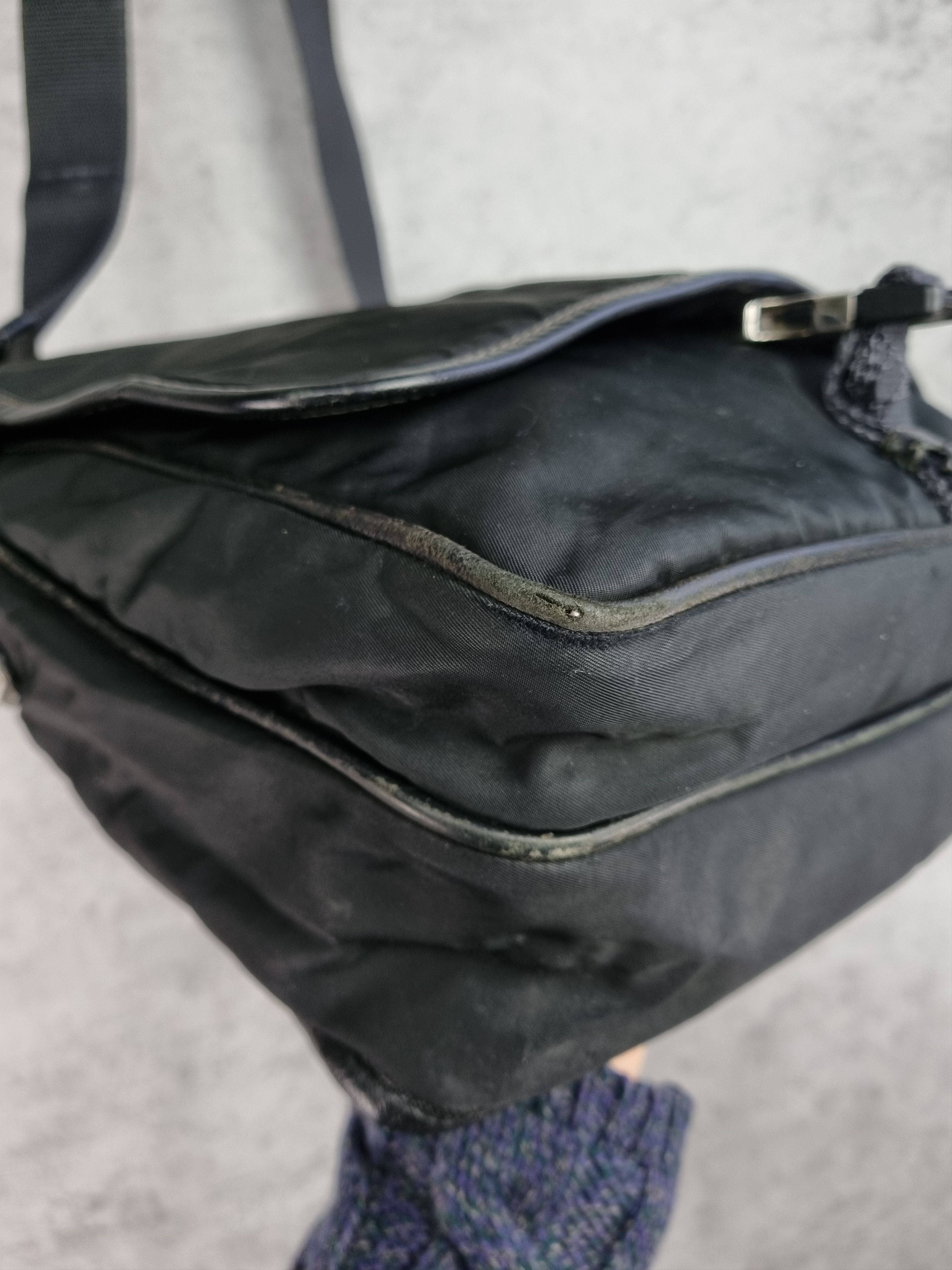 Prada × Vintage Prada Worker Messenger Shoulder Bag Size ONE SIZE - 4 Thumbnail