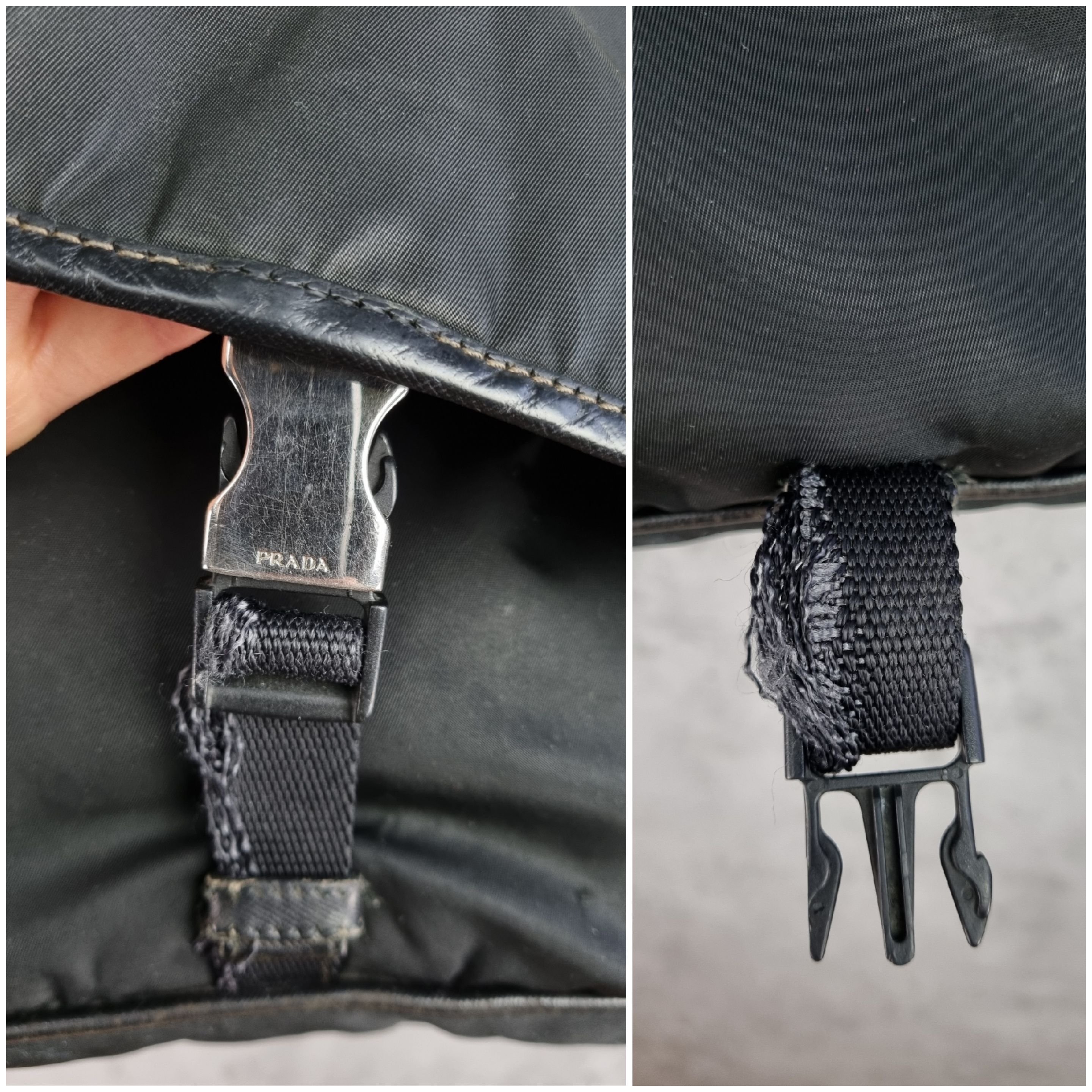 Prada × Vintage Prada Worker Messenger Shoulder Bag Size ONE SIZE - 16 Thumbnail