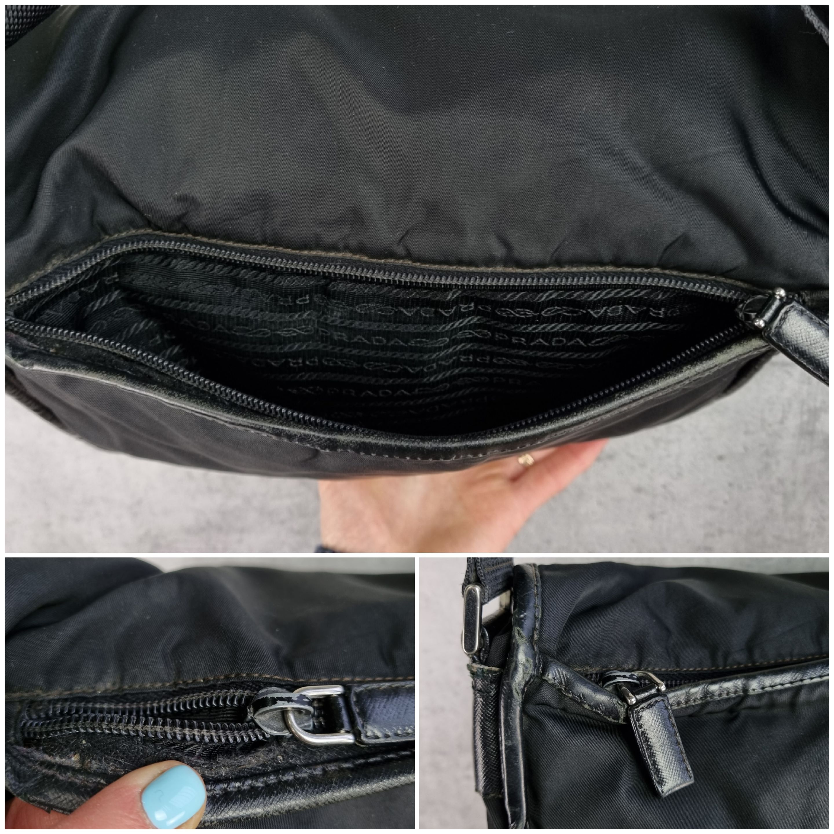 Prada × Vintage Prada Worker Messenger Shoulder Bag Size ONE SIZE - 15 Thumbnail