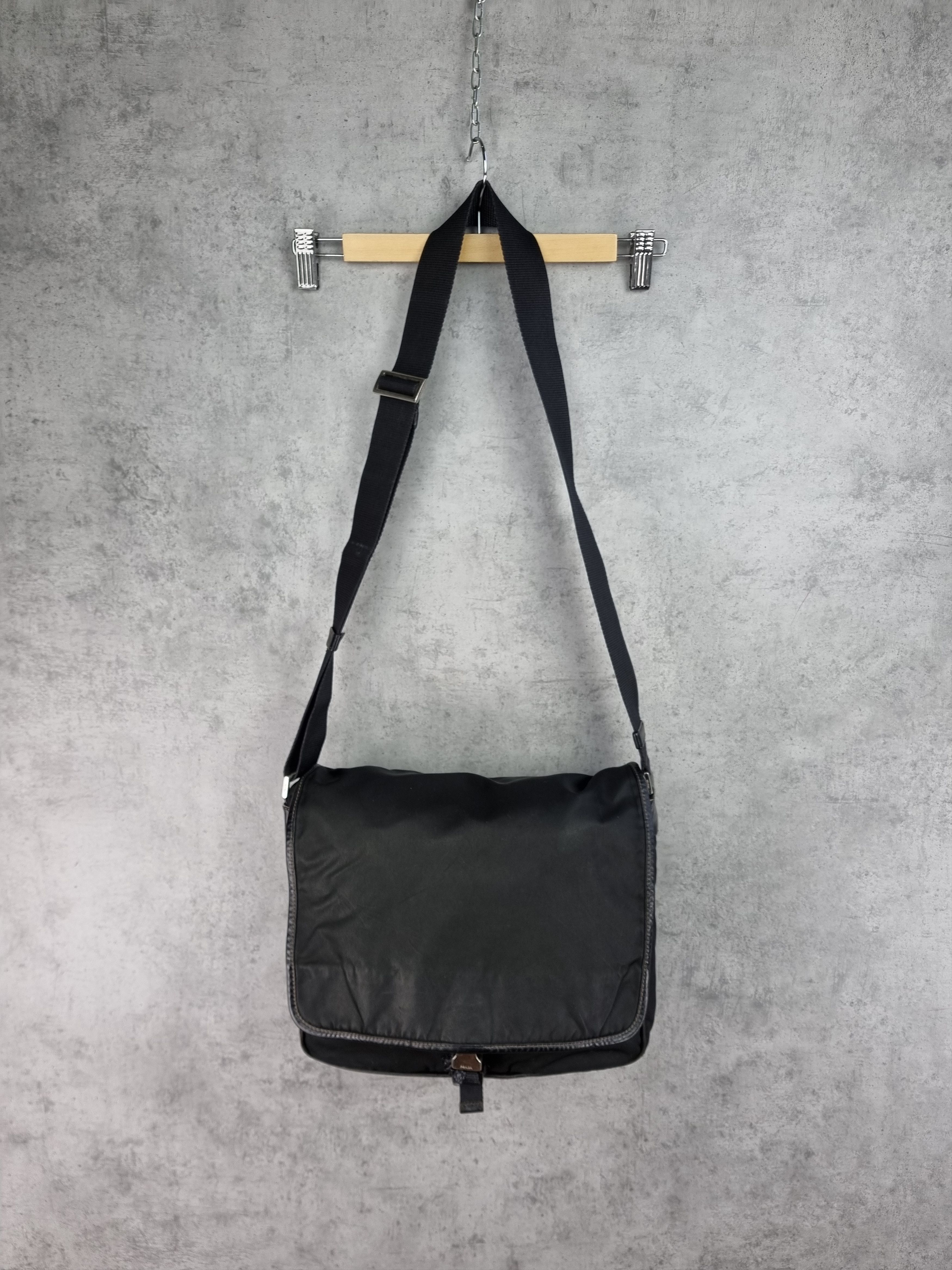 Prada × Vintage Prada Worker Messenger Shoulder Bag Size ONE SIZE - 7 Thumbnail