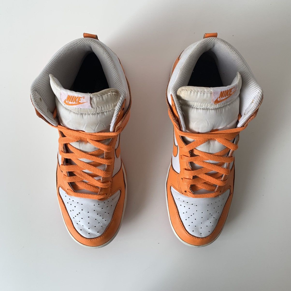 Nike 2011 Nike Dunk High Ostrich Pack Mandarin Orange Size US 12 / EU 45 - 6 Thumbnail