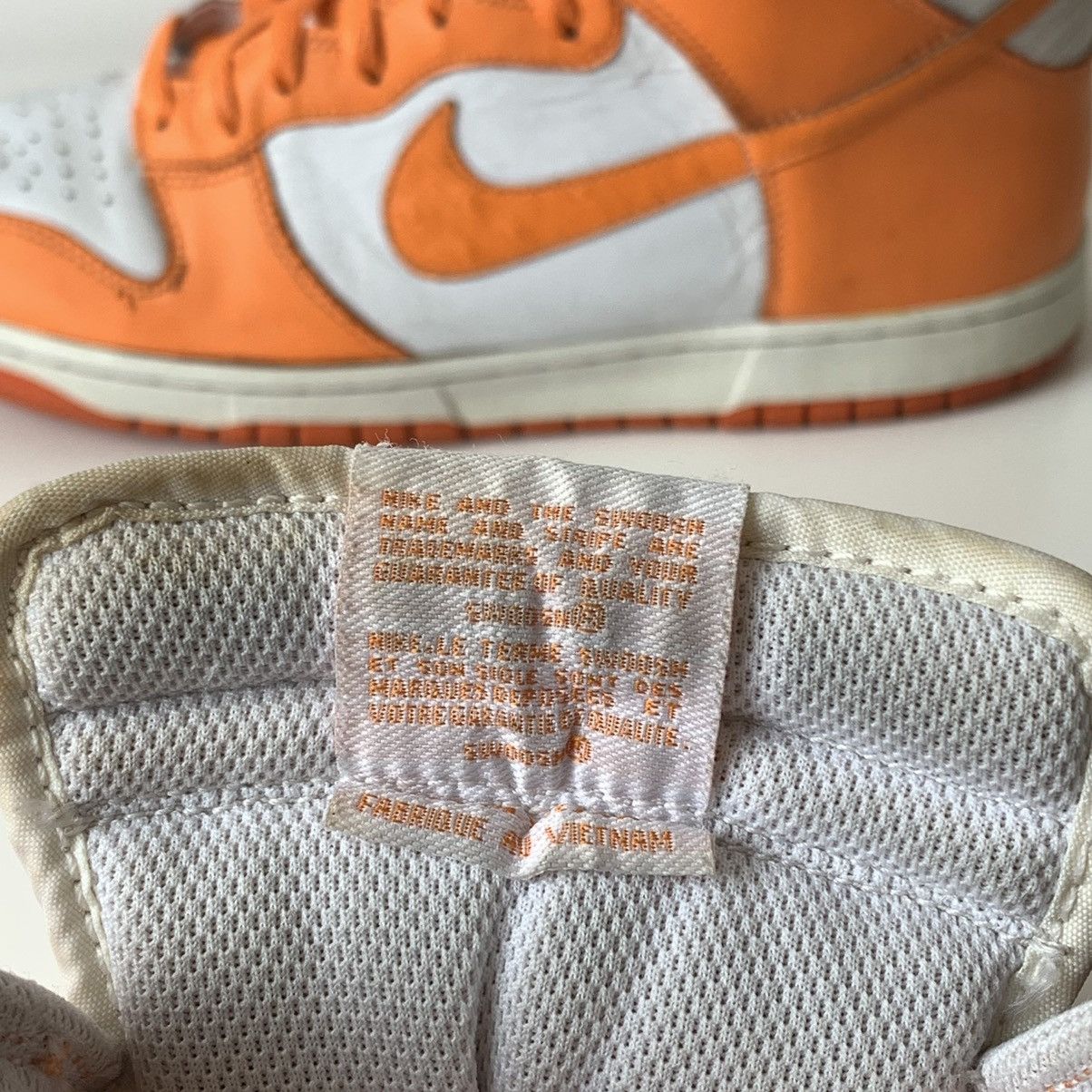 Nike 2011 Nike Dunk High Ostrich Pack Mandarin Orange Size US 12 / EU 45 - 13 Thumbnail