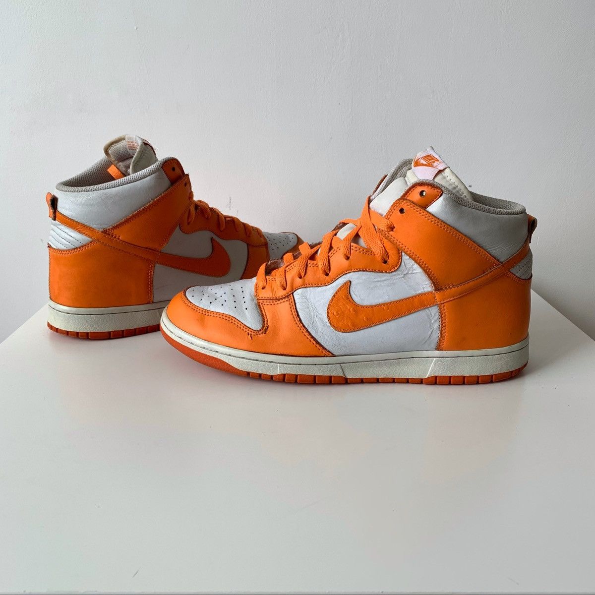 Nike 2011 Nike Dunk High Ostrich Pack Mandarin Orange Size US 12 / EU 45 - 5 Thumbnail