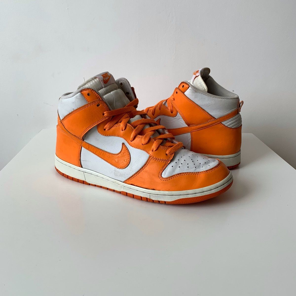 Nike 2011 Nike Dunk High Ostrich Pack Mandarin Orange Size US 12 / EU 45 - 3 Thumbnail