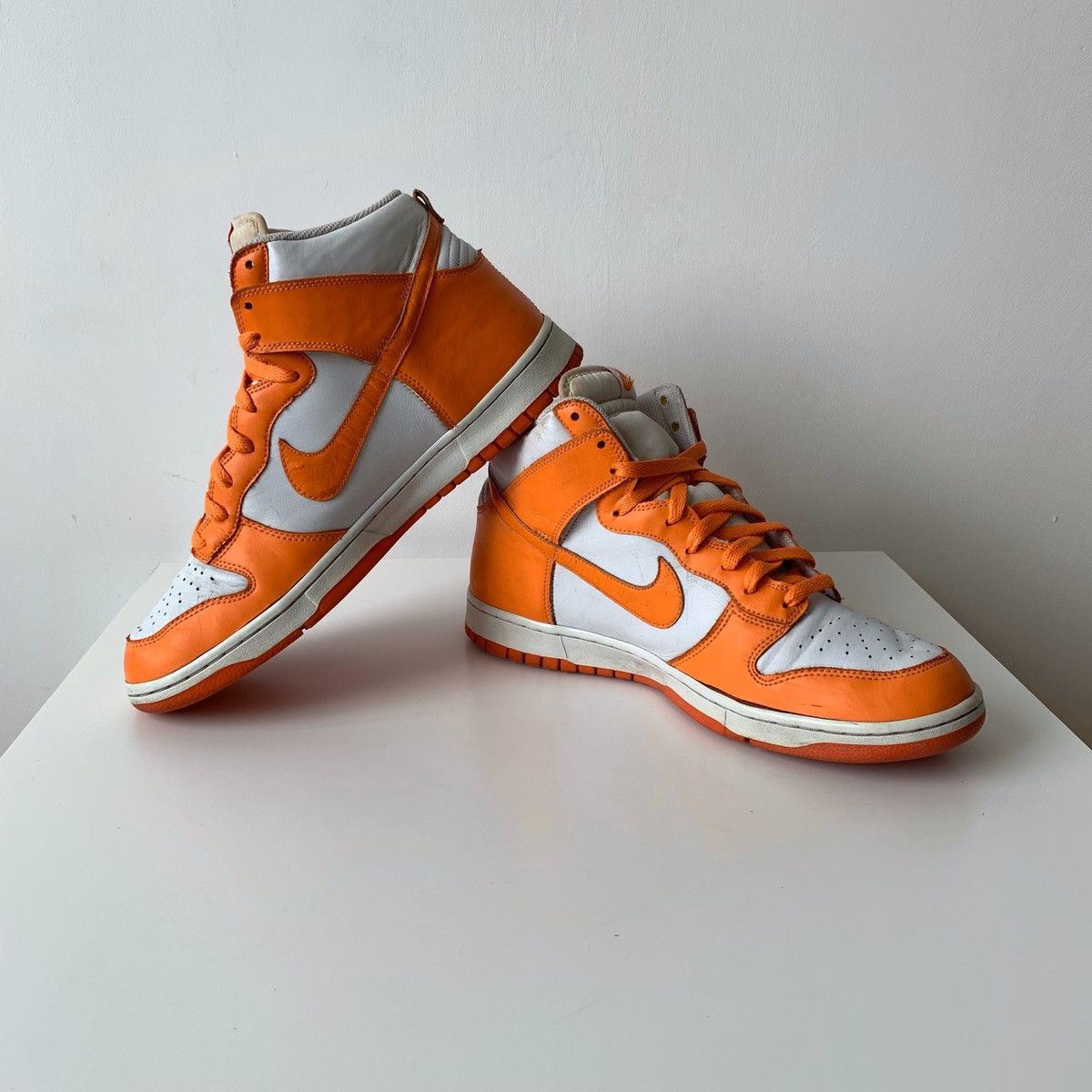 Nike 2011 Nike Dunk High Ostrich Pack Mandarin Orange Size US 12 / EU 45 - 9 Thumbnail