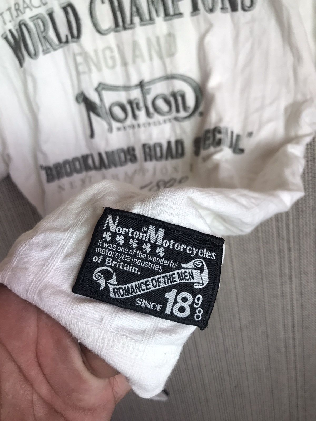 Norton ‼️WORLD CHAMPIONS NORTON MOTORCYCLES POLO SHIRT‼️ Size US XL / EU 56 / 4 - 10 Thumbnail