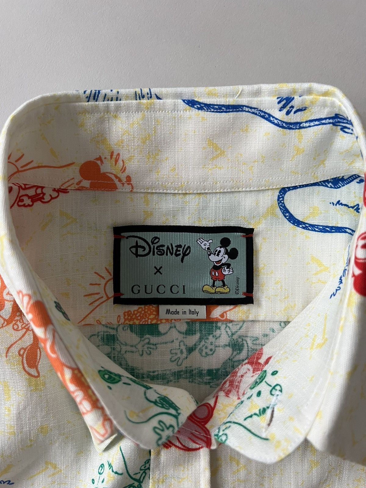Disney × Gucci 🔥LIMITED🔥Gucci x Disney Mickey and Minnie Camp Collar Shirt Size US L / EU 52-54 / 3 - 3 Thumbnail