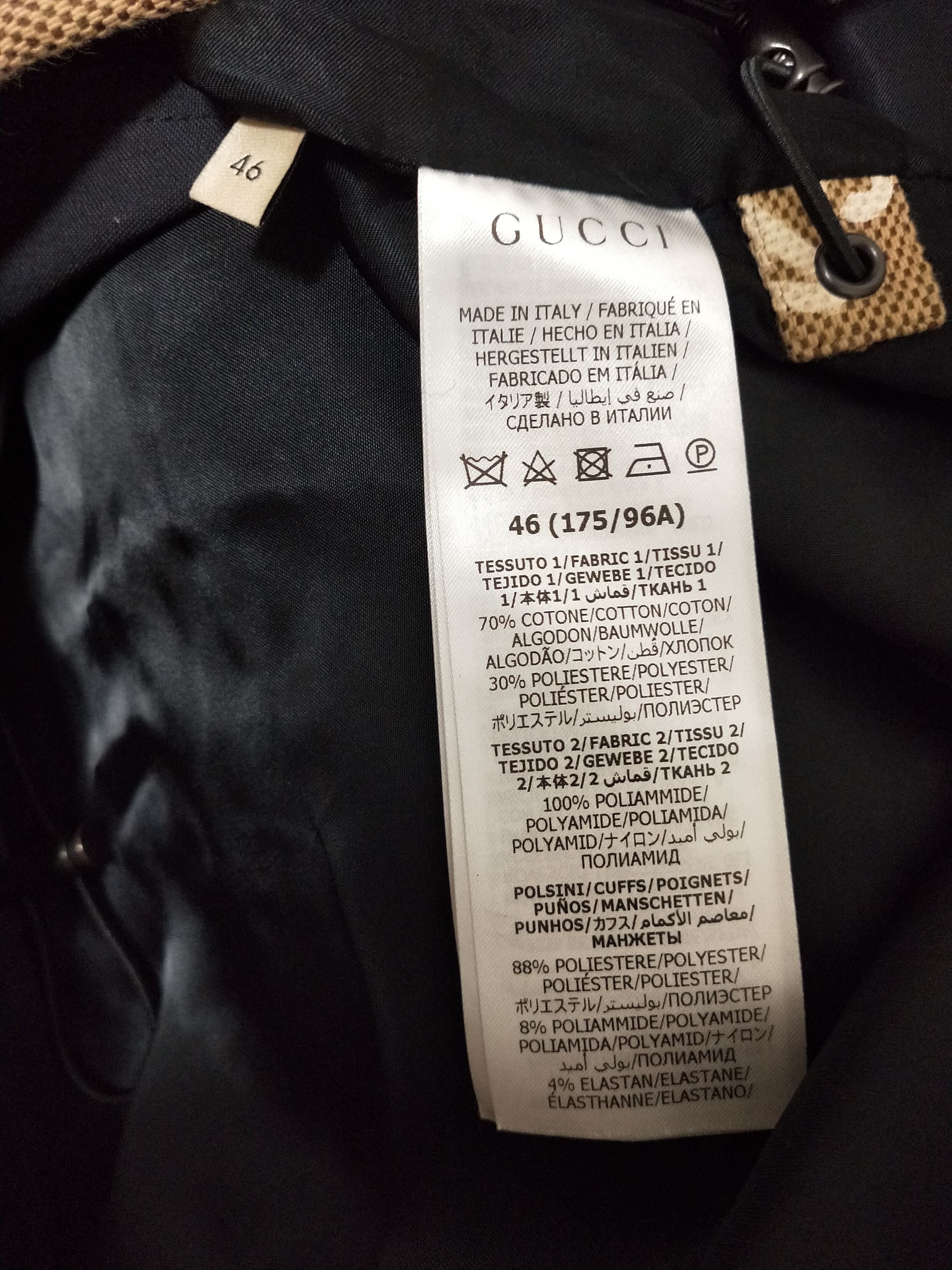 Balenciaga × Gucci 'Hacker Project' GG Jumbo Jacket Size US L / EU 52-54 / 3 - 5 Thumbnail