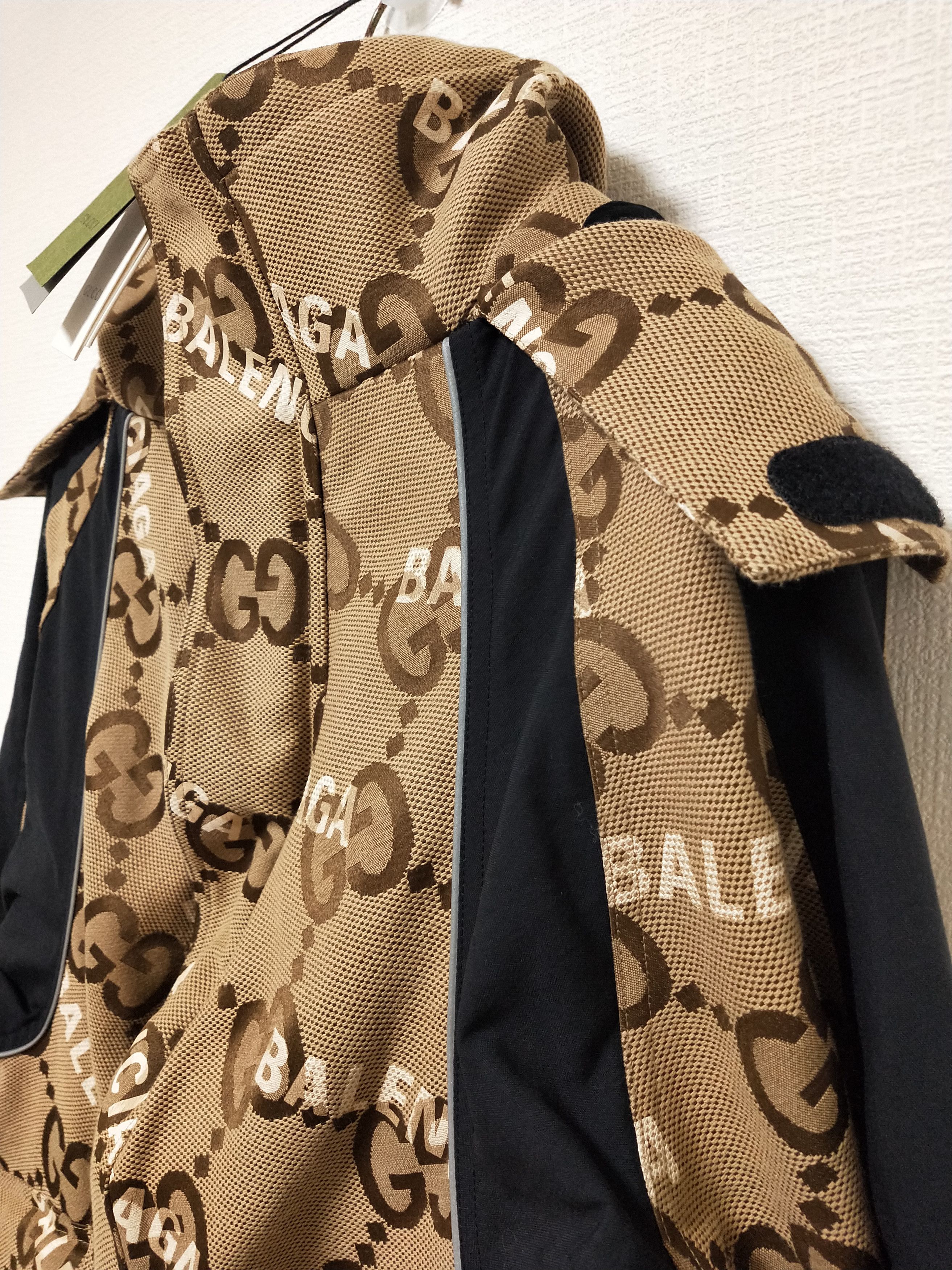 Balenciaga × Gucci 'Hacker Project' GG Jumbo Jacket Size US L / EU 52-54 / 3 - 3 Thumbnail
